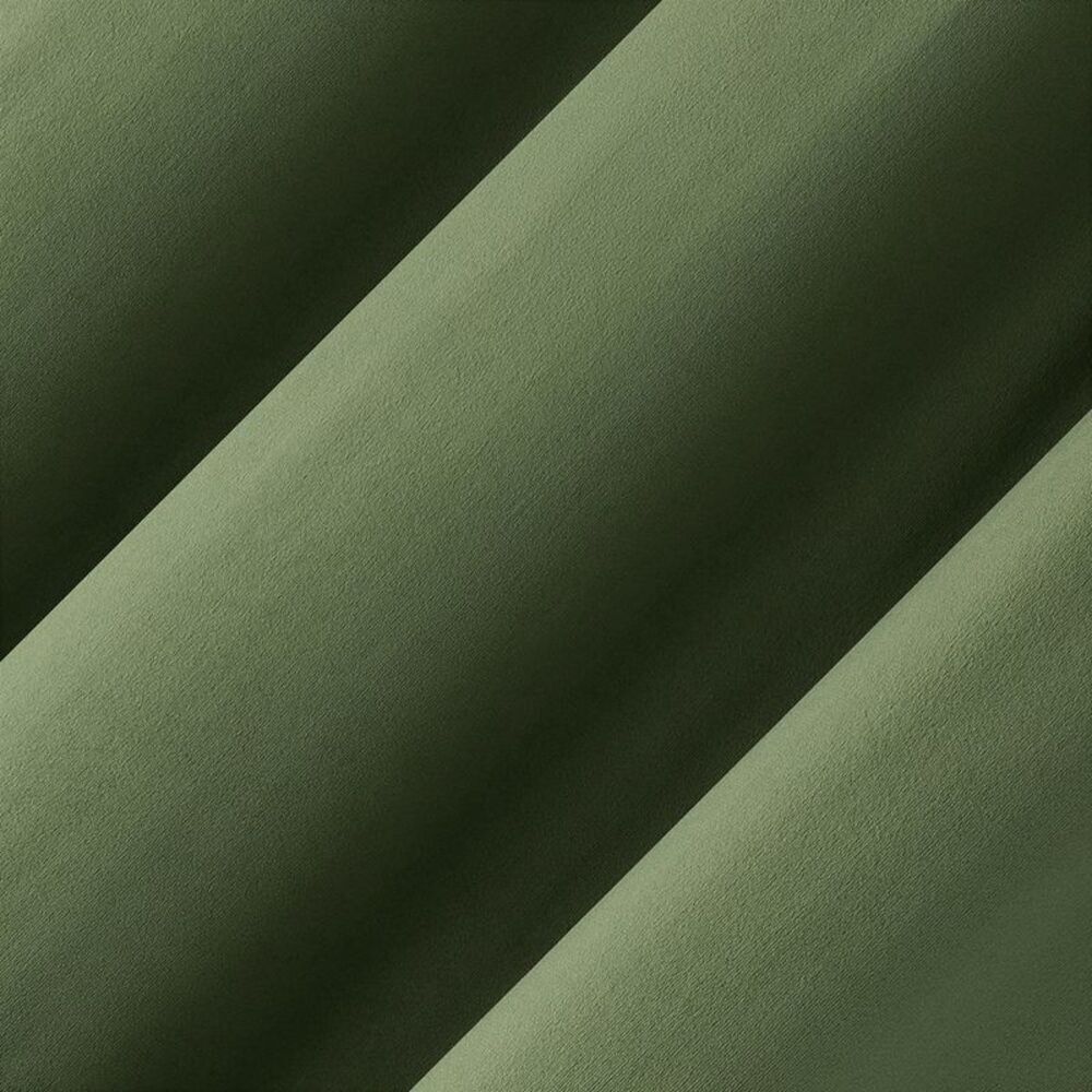 Open Box - Sun Zero - 40"x84" Sun Zero Brighton Velvet 100% Blackout Gro Green - Picture 3 of 5